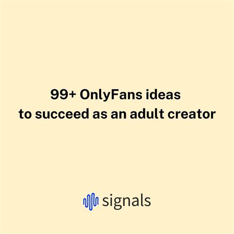 ideas onlyfans|99+ OnlyFans ideas to succeed as an adult creator